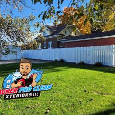 Professional-Vinyl-Fence-Cleaning-performed-for-Cuddie-Funeral-Home-Loyal-WI-commercial-property 3